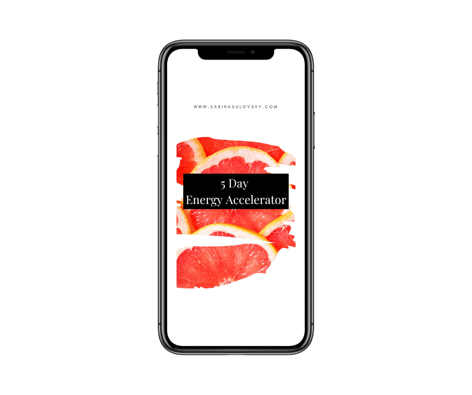 5 Day energy acclerator